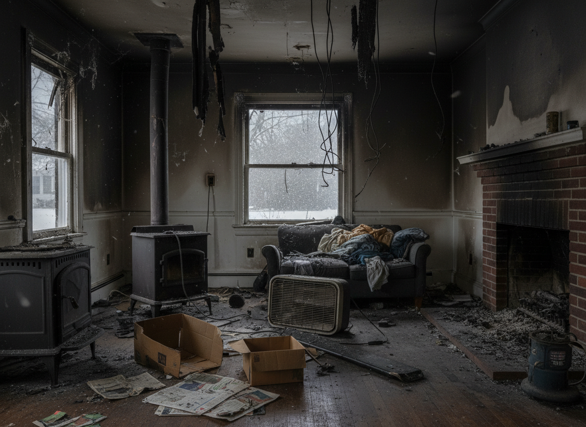 Common Winter Heating Fire Risks in Massachusetts Homes