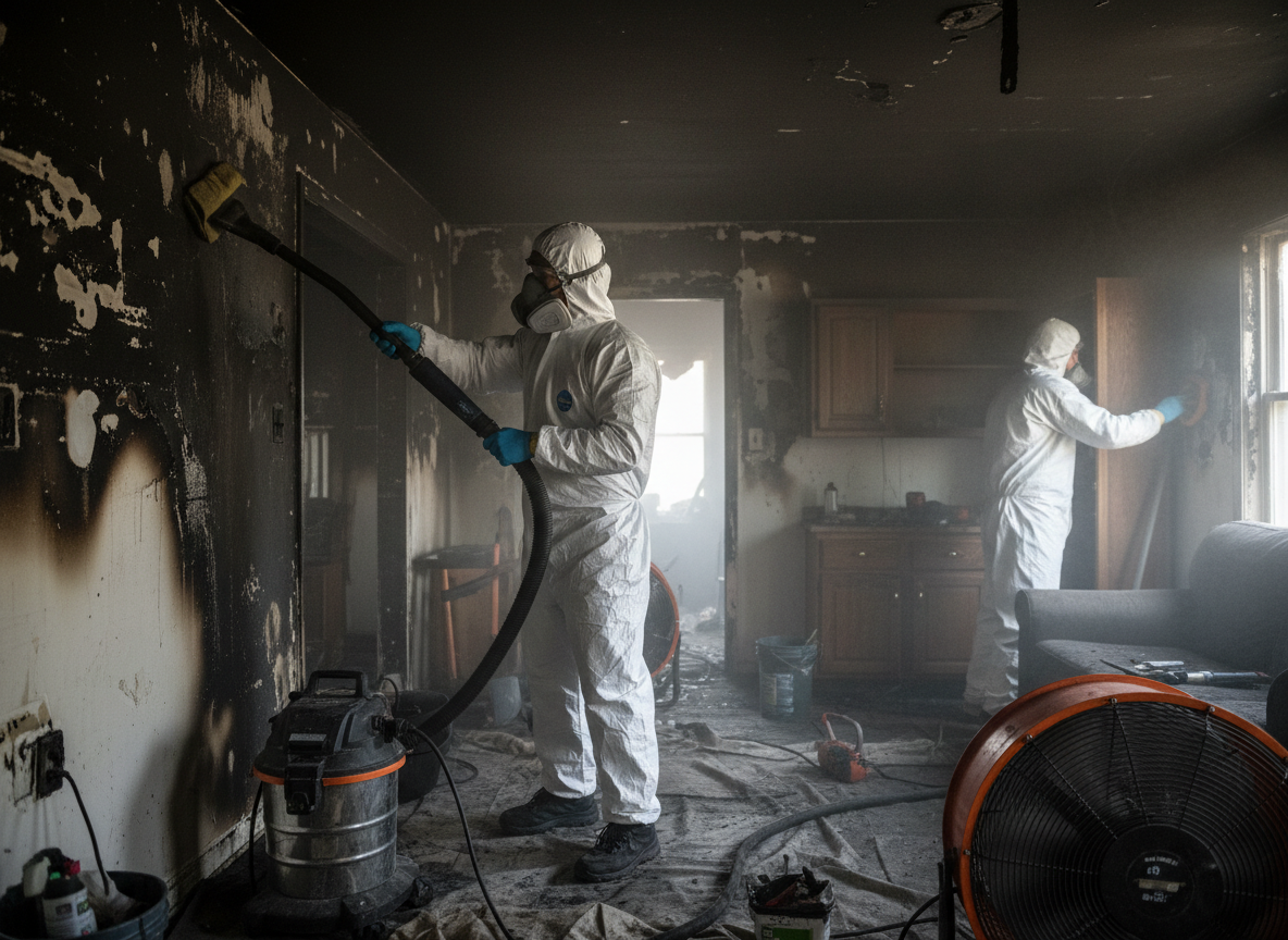 Smoke remediation in Saugus